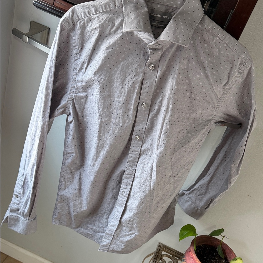 Michael Kors Gray Dress Shirt